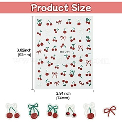 6 Sheets 2 Styles PVC Nail Art Stickers&nbsp;MRMJ-CJ0001-27