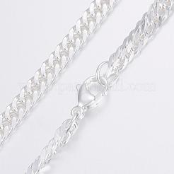 304 Stainless Steel Curb Chain Necklace&nbsp;NJEW-H453-05S