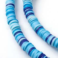 Handmade Polymer Clay Beads Strands&nbsp;CLAY-R089-6mm-T02B-31