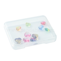 10Pcs 2 Style Faceted K9 Glass Rhinestone Cabochons&nbsp;GGLA-FS0001-02