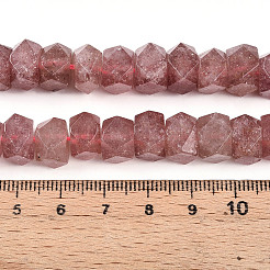 Natural Strawberry Quartz Beads Strands&nbsp;G-N347-09A-04