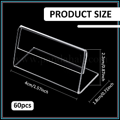 Acrylic Place Card Display Stands&nbsp;AJEW-WH0651-87