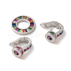 Brass Fold Over Clasps&nbsp;KK-A227-34P