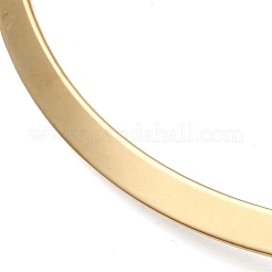 PVD Vacuum Plating 202 Stainless Steel Wire Choker Necklace&nbsp;NJEW-H011-07G-01