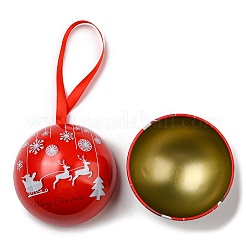 Tinplate Round Ball Candy Storage Favor Boxes&nbsp;CON-Q041-01B