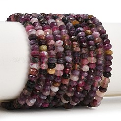 Natural Multicolor Tourmaline Beads Strands&nbsp;G-B175-A07-2x4mm