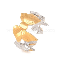 304 Stainless Steel Cuff Open Rings&nbsp;RJEW-Z137-05GP-03