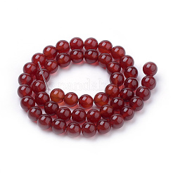 Natural Carnelian Beads Strands&nbsp;G-S259-32-6mm