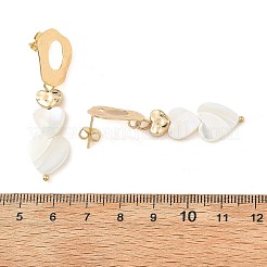 Brass Dangle Stud Earrings&nbsp;EJEW-JE07395
