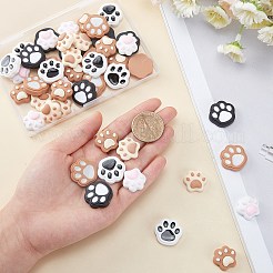48Pcs 2 Style Resin Cabochons&nbsp;RESI-PH0001-48