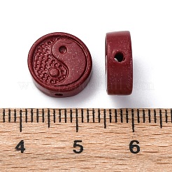 Synthetic Cinnabar Beads&nbsp;PW-WG87FA3-01