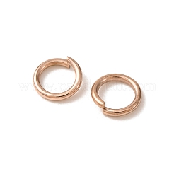 304 Stainless Steel Open Jump Rings&nbsp;STAS-O098-02RG-03B