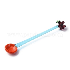 Handmade Glass Fruits Spoons&nbsp;AJEW-A067-01