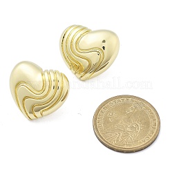 Brass Stud Earrings for Women&nbsp;EJEW-U035-09G