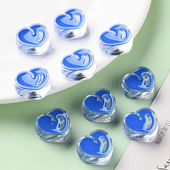 Transparent Enamel Acrylic Beads&nbsp;TACR-S155-004K