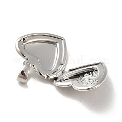 Rack Plating Brass Locket Pendants&nbsp;KK-I688-04P