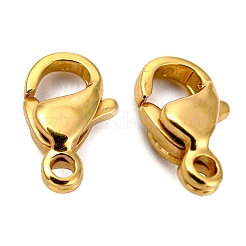 304 Stainless Steel Lobster Claw Clasps Hand Polished&nbsp;STAS-AB12-G
