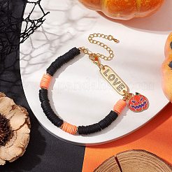 Handmade Polymer Clay Beaded Bracelets&nbsp;BJEW-JB10702