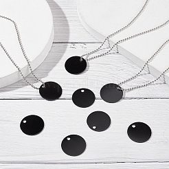 DIY Stamping Blank Tag Necklace Making Kit&nbsp;DIY-SC0020-83