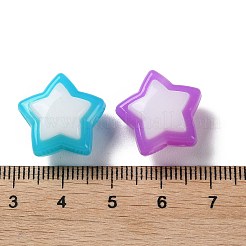 Two Tone Opaque Acrylic Beads&nbsp;SACR-I005-04A