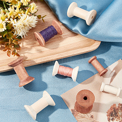 16Pcs 4 Style Wooden Empty Spools for Wire&nbsp;WOOD-PH0002-17