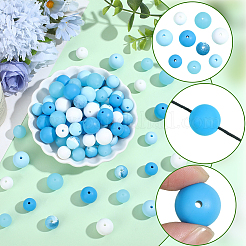 100Pcs Silicone Beads&nbsp;SIL-PA0001-39D