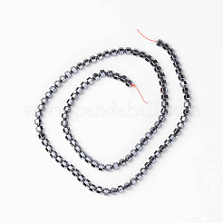 Non-Magnetic Synthetic Hematite Beads Strands&nbsp;LS-G-D800-12A