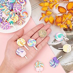 Handmade Polymer Clay Big Pendants&nbsp;CLAY-NB0001-25