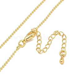 Brass Ball Chain Necklaces for Women&nbsp;NJEW-G084-13G