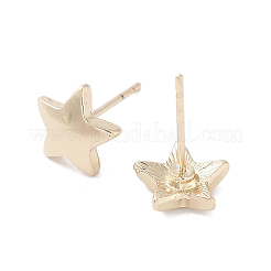 Star Alloy Studs Earrings for Women&nbsp;EJEW-H309-06KCG