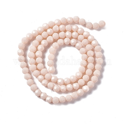 Faceted(32 Facets) Glass Beads Strands&nbsp;EGLA-J042-35B-03-1