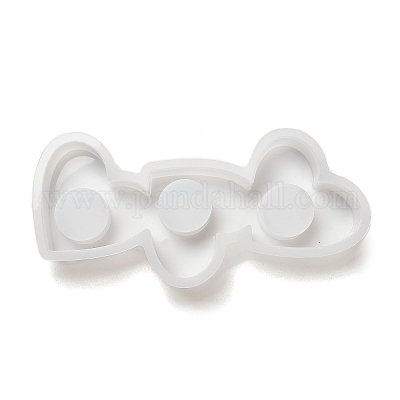 DIY Heart Candlesticks Silicone Molds&nbsp;DIY-G113-10B-1
