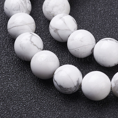 Natural Howlite Beads Strands&nbsp;GSR12mmC015-1