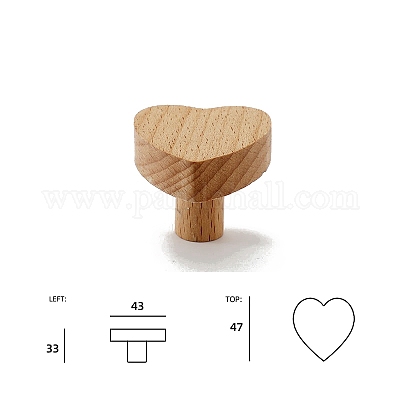 Wood Drawer Knobs&nbsp;PW-WG23830-01-1