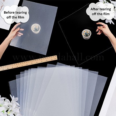 PET Plastic Sheets&nbsp;LS-DIY-WH0349-498-1
