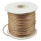 Korean Waxed Polyester Cord, Bead Cord, BurlyWood, 1.2mm, about 185yards/roll