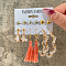 Alloy Earring Sets, Golden, 7~35mm, 6pairs/set