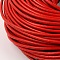 Leather Beading Cord, Cowhide Leather, DIY Necklace Making Material, Red, 3mm, about 109.36 yards(100m)/bundle