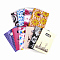 Printed Plastic Bags, Rectangle, Mixed Color, 50x40cm