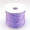 Nylon Satin Rattail Cords, Beading Threads for Bracelet Jewelry Making Chinese Knot Macrame Craft, Medium Purple, 1.5mm, about 49.21 yards(45m)/roll