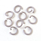 Iron Open Jump Rings, Round, Light Grey, 17 Gauge, 8~8.5x1.2mm, Inner Diameter: 5~6mm