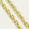 Brass Cable Chains, Soldered, Flat Oval, Silver, 2x1.8x0.1mm