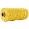 Cotton String Threads for Crafts Knitting Making, Gold, 3mm, about 109.36 Yards(100m)/Roll