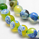Natural Fire Crackle Agate Bead Strands&nbsp;G-K166-06F-10mm-08-4