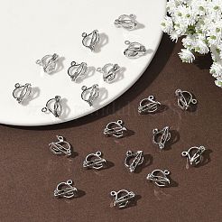 SHEGRACE Brass Clip-on Earring Findings&nbsp;XGR0141P-138P