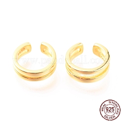 925 Sterling Silver Cuff Earrings&nbsp;EJEW-H124-07G