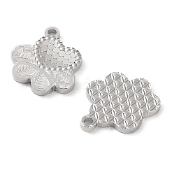 Rhodium Plated 925 Sterling Silver Charms&nbsp;STER-C003-03P