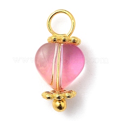 Electroplate Glass Charms&nbsp;PALLOY-JF00464-M