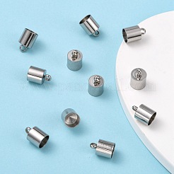 Tarnish Resistant Smooth Surface 201 Stainless Steel Cord Ends&nbsp;STAS-R063-96