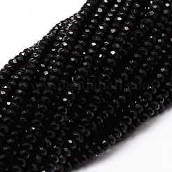 Dyed Natural Malaysia Jade Rondelle Beads Strands&nbsp;G-E316-2x4mm-08